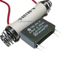 Конденсатор, резистор