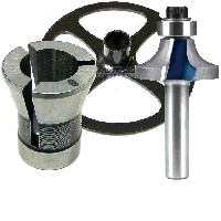 Фреза, цанга, копировальная втулка