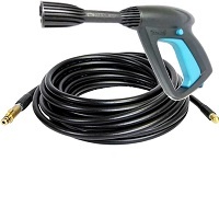 Пистолет, шланг, насадки для минимойки