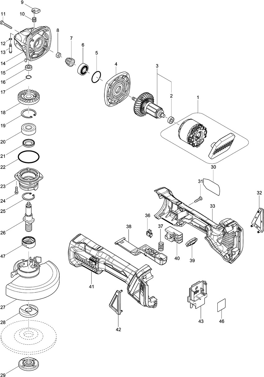 Натисніть на назву деталі в списку