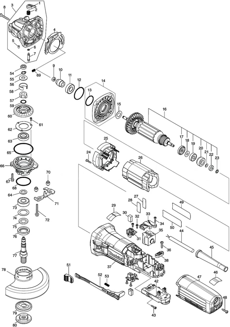 Нажмите на название детали в списке
