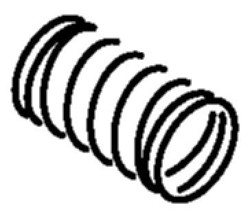 ПРУЖИНА СЖАТИЯ 40 ПЕРФОРАТОРА MAKITA HR3000C фото 1 — rotorua.com.ua