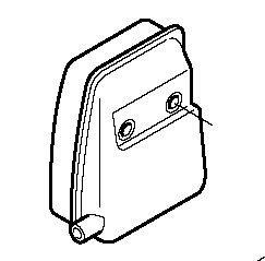 Глушитель бензотриммера Makita EM2500U фото 1 &mdash; rotorua.com.ua