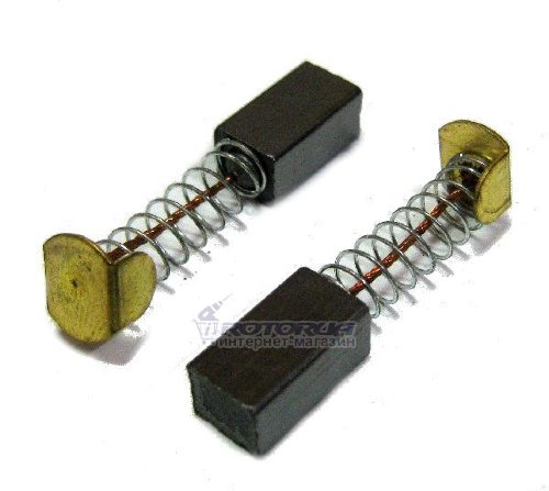 Вугільні графітні щітки 6,5х7,5 г-подібний п'ятак Ferm 125 фото 1 — rotorua.com.ua