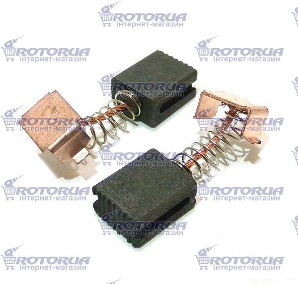 Угольные графитные щетки 6х10 1 рез внутренний фиксатор — rotorua.com.ua