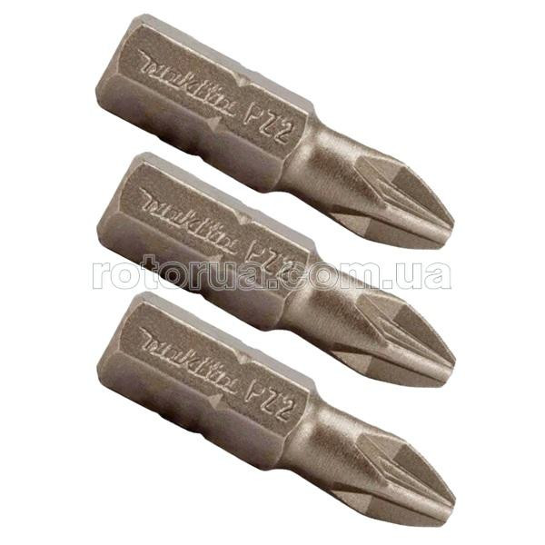 Бита PZ2x25 мм Makita 3 шт &mdash; rotorua.com.ua