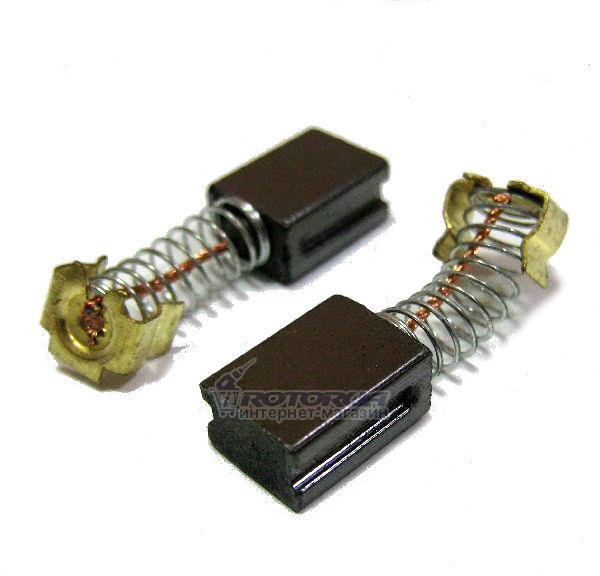 Угольные графитные щетки 6х9 2 реза внешний фиксатор аналог Makita CB-419 — rotorua.com.ua