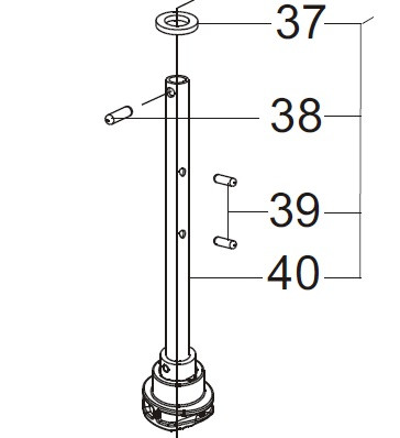 Шток лобзика Sparky FSPE 85 в зборі — rotorua.com.ua