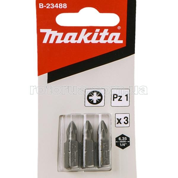 Бита PZ1x25 мм Makita 3 шт &mdash; rotorua.com.ua
