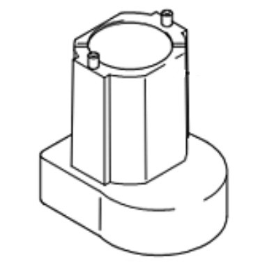 Кожух двигуна мінімийки Makita HW102 фото 1 — rotorua.com.ua