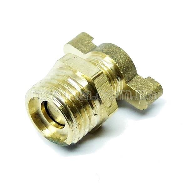 Зливна пробка конденсату компресора 13 мм латунь — rotorua.com.ua