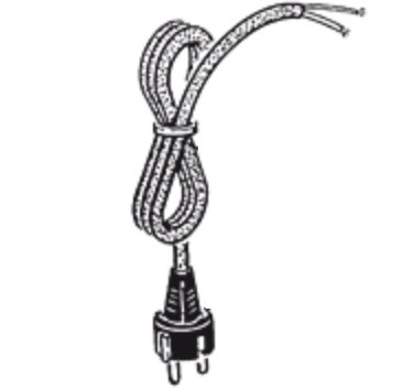 Кабель живлення пилососу Makita 440, 445X — rotorua.com.ua