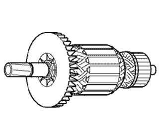 Якорь отбойного молотка Makita HM1200 фото 1 &mdash; rotorua.com.ua