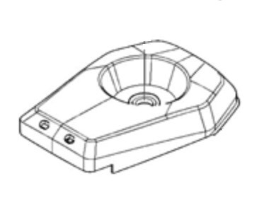 Передній кожух мінімийки Makita HW1300 — rotorua.com.ua