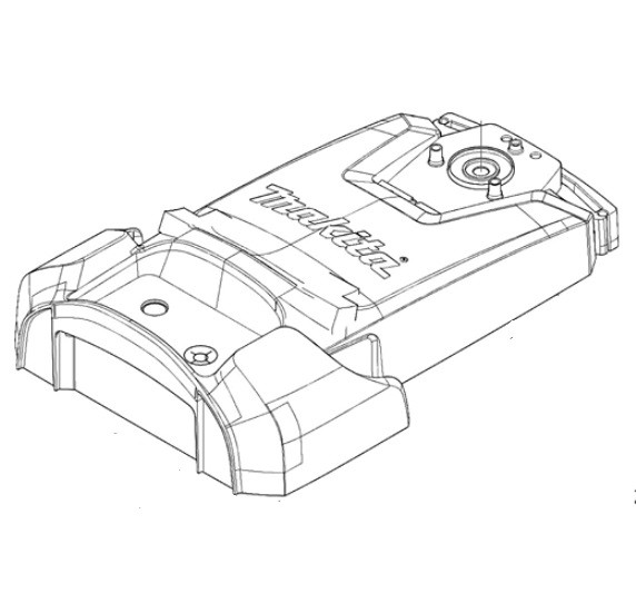 Передній корпус мінімийки Makita HW1300 — rotorua.com.ua