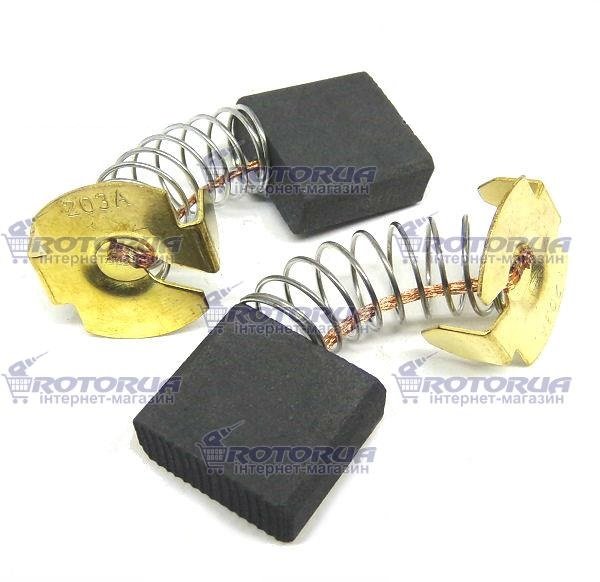 Угольные графитные щетки 7х17 п-образный пятак Stern CS-405YT — rotorua.com.ua