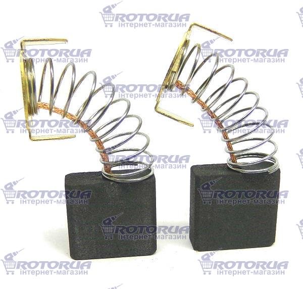 Угольные графитные щетки 7х17 п-образный пятак Stern CS-405YT — rotorua.com.ua