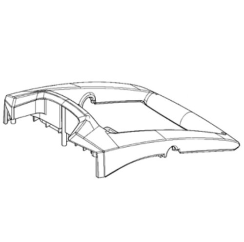 Передня частина ручки мінімийки Makita HW1300 фото 1 — rotorua.com.ua