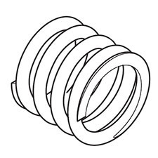 Компрессионная пружина Makita BTD144, BTW250, BTW251 фото 1 &mdash; rotorua.com.ua