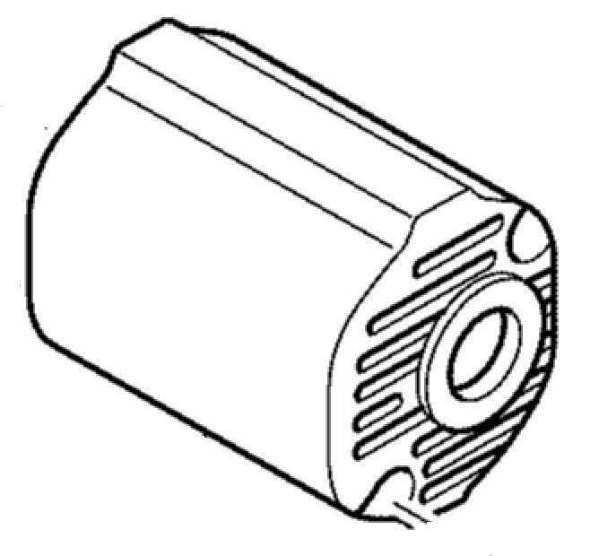 Крышка корпуса двигателя болгарки Makita 9528NB &mdash; rotorua.com.ua