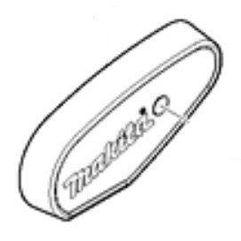 Кожух клинопасової передачі рубанка Makita KP0810 фото 1 — rotorua.com.ua