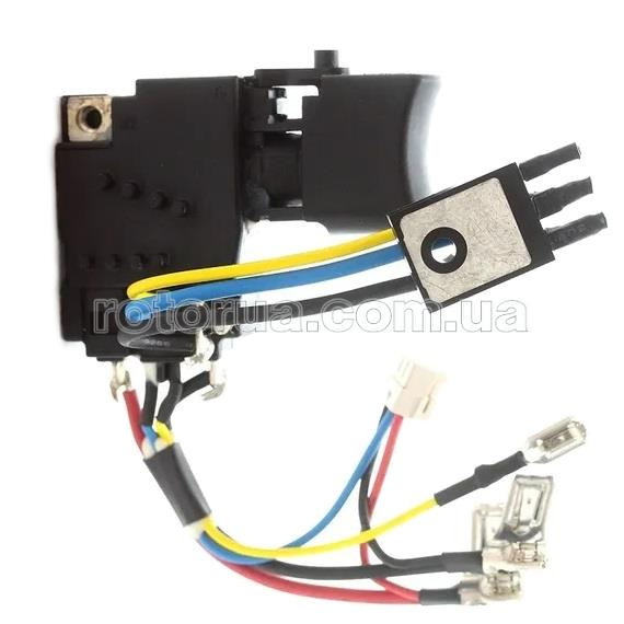 Кнопка TG573FSB-3 аккумуляторного шуруповерта Makita DDF458, BDF448, BDF458, DHP458 &mdash; rotorua.com.ua