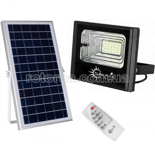 Прожектор на солнечной батарее Sunlarix 10 W фото 1 — rotorua.com.ua