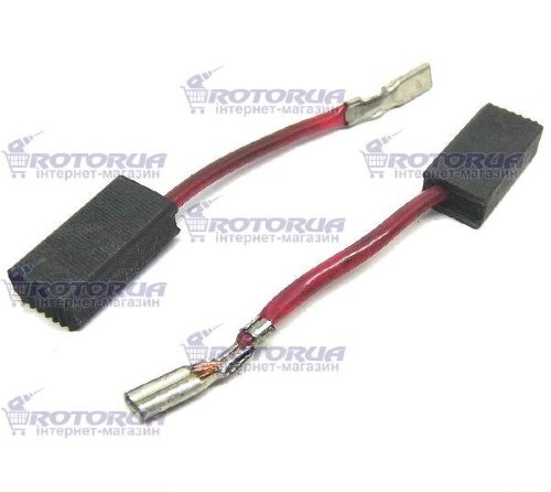 Вугільні графітні щітки 5х8 клема фото 1 — rotorua.com.ua