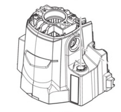 Корпус двигателя фрезера Makita M3600 &mdash; rotorua.com.ua