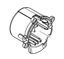 Корпус двигуна ланцюгової пилки Makita DUC357 &mdash; rotorua.com.ua