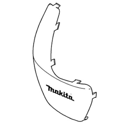 Вставка корпусу мінімийки Makita HW111, HW112 — rotorua.com.ua