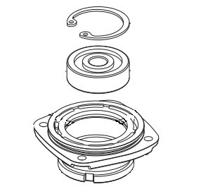Фланець корпусу редуктора болгарки Sparky M 750 HD Compact фото 1 &mdash; rotorua.com.ua