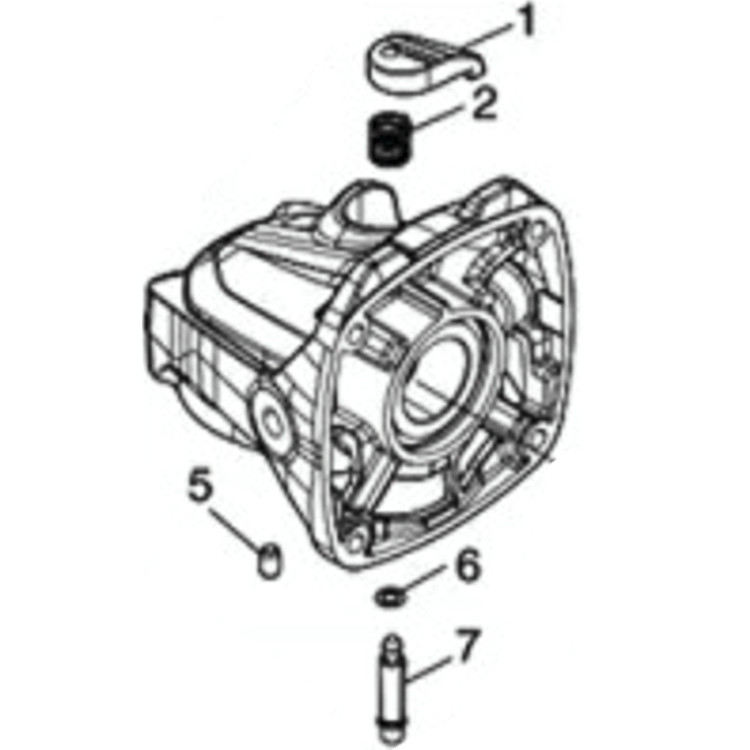 Корпус редуктора болгарки Makita GA5090, GA5091, GA5092, GA5093, GA5095 &mdash; rotorua.com.ua