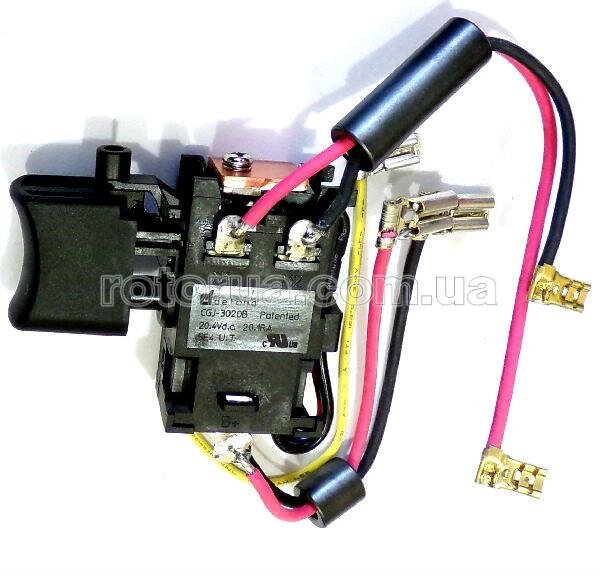 Кнопка CGJ-3020B акумуляторного шуруповерта Makita DF457D, HP457D, DF488D — rotorua.com.ua