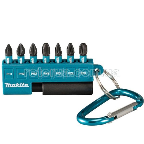 Набір ударних біт PH1, PH2, PH3, PZ1, PZ2, PZ3 25 мм Impact Black Makita 8 од фото 1 &mdash; rotorua.com.ua