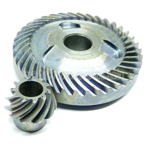 Шестерні конічна пара болгарки Фіолент МШУ2-9-125 аналог — rotorua.com.ua