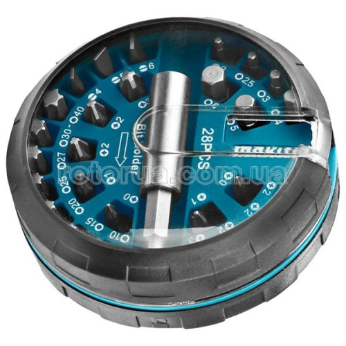 Набір біт PH, PZ SL, T, H 25 мм Makita 28 од фото 1 &mdash; rotorua.com.ua