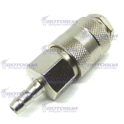 Быстроразъёмное соединение на шланг 6 мм фото 1 — rotorua.com.ua
