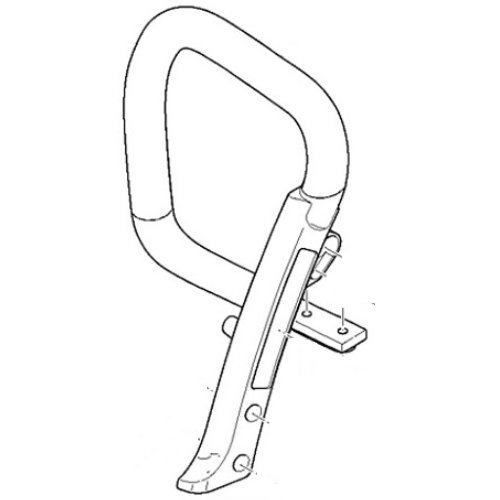 Трубчаста ручка бензопили Makita EA3200S, EA3203S, EA3500S фото 1 &mdash; rotorua.com.ua