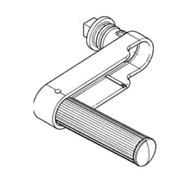 Ручка котушки мінімийки Makita HW1300 фото 1 — rotorua.com.ua