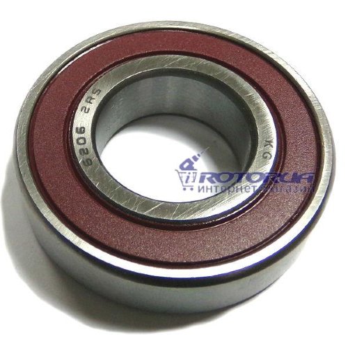 Підшипник кульковий 6206 2RS 30х62х16 мм фото 1 &mdash; rotorua.com.ua