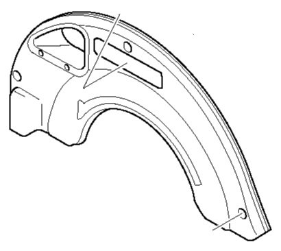 КРЫШКА КОРПУСА ПИЛЬНОГО ПОЛОТНА ПИЛЫ MAKITA 5903R фото 1 &mdash; rotorua.com.ua