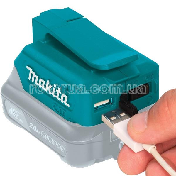 USB адаптер ADP06 Makita для аккумулятора 10.8, 12 V — rotorua.com.ua