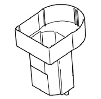 Кожух двигуна мінімийки Makita HW111 фото 1 — rotorua.com.ua