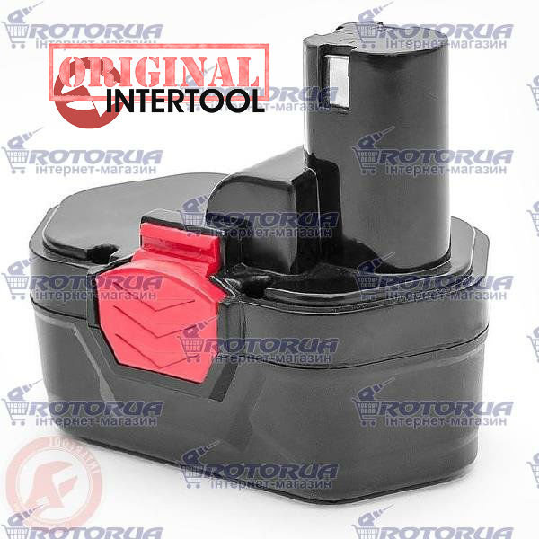 Акумулятор шуруповерта Intertool DT-0312 18 V 1.2 A/h — rotorua.com.ua