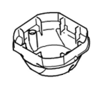 Кришка двигуна мінімийки Makita HW111 — rotorua.com.ua