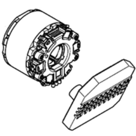 Статор контролер акумуляторної болгарки Makita DGA508 — rotorua.com.ua