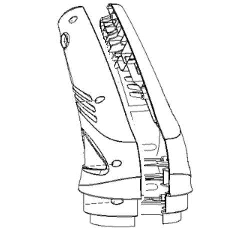 Корпус двигуна тримера Makita UR3000 &mdash; rotorua.com.ua