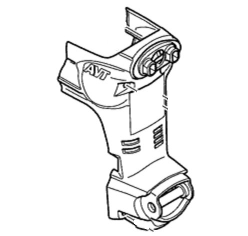 Пластина ручки корпуса перфоратора Makita HR3210C, HR3541FC фото 1 — rotorua.com.ua