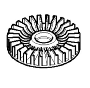 Крильчатка перфоратора Sparky BPR 260E, BPR 280CE фото 1 — rotorua.com.ua